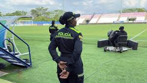 Desplegaron más de 70 uniformados de la Policía Metropolitana en el Jaraguay para el partido Jaguares vs Santa Fe