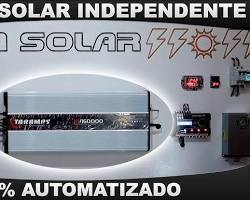 Imagem de Usina Solar com Inversor de Alta Potência