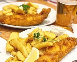 Image of Rock & Sole Plaice fish and chips