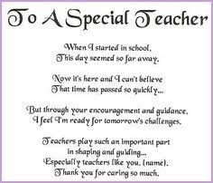 thank you teacher poem | Teacher Gifts | Pinterest | Teacher Poems ... via Relatably.com