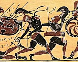 Image of Aeneas Trojan hero Iliad classical art