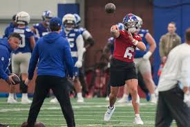 Giants' Jaxson Dart Jokes About Tim Tebow After Weight Training