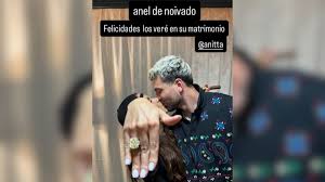 Is Anitta Engaged?! J Balvin Sparks Frenzy with Ring Photo! - Imagen principal del artículo