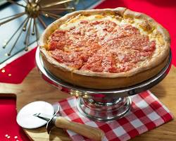 Pizza deep dish di Chicago