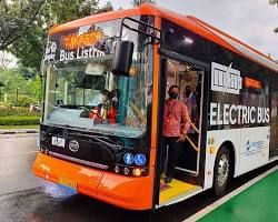 bus listrik otonom surabaya smart city transport, buatan AI
