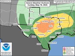 Strong Thunderstorms Possible on Mother’s Day in East Texas