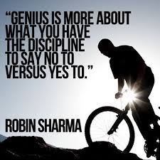 Inspirational Quote on Genius by Robin Sharma | | Dont Give Up World via Relatably.com