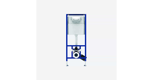 Sanit Concealed Flush System with Chrome Push Button