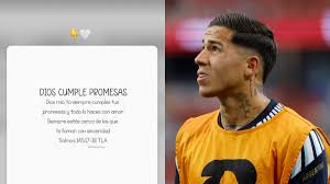 El mensaje de Enzo Fernández horas después del "no" del Real Madrid: "Dios cumple promesas"