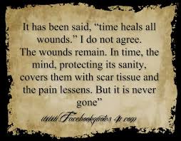 Quotes About Time Healing Wounds. QuotesGram via Relatably.com