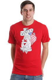 Hurley - Juan Smith Red - T-Shirt - Streetwear Online Shop ...