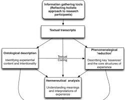 Immagine di diagram illustrating the steps of the phenomenological reduction