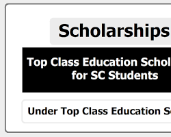 Image of Top Class Education Scheme for SC Students