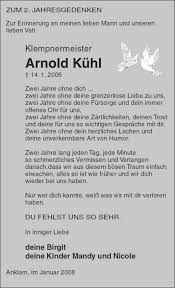 Arnold Kühl | Nordkurier Anzeigen