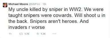 Clint Eastwood Just Sent Michael Moore A Wake Up Call He&#39;ll Never ... via Relatably.com