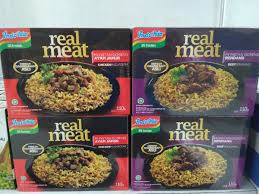 Image result for indomie real meat