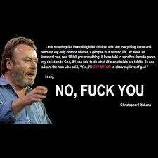 Christopher Hitchens - Daily Atheist Quote via Relatably.com