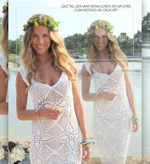 Resultado de imagem para vestidos de noiva em croche