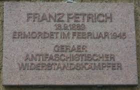 Gedenktafel Franz Petrich