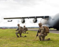 Image of RCAF soldiers during a training exercise