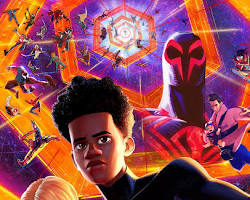 Image of SpiderMan: Across the SpiderVerse movie poster