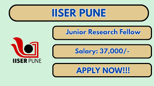 IISER Pune Junior Research Fellow Recruitment 2026 - Walkin