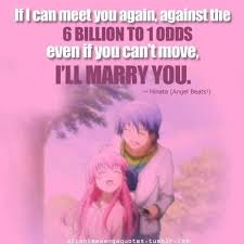 Hinata and Yui. Oh of the sweetest couples ever! | Angel Beats ... via Relatably.com