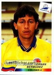 Jorge Hernan Bermudez (COL). 449. Panini FIFA World Cup France 1998 - 449