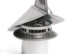 8in Round Non Air Cooled Wind Directional - Chimney Caps