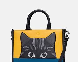 5 recommended leather tote bags with cat motifsの画像