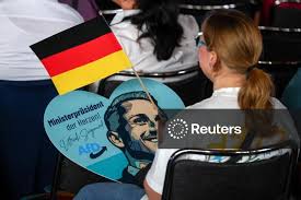 Licensable picture: Germany's AfD party campaign kick-off event ahead of Saxony-Anhalt state election, in Magdeburg