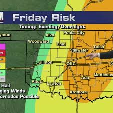 Severe storms roll into Oklahoma