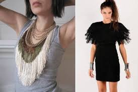 Image result for franjas na roupa