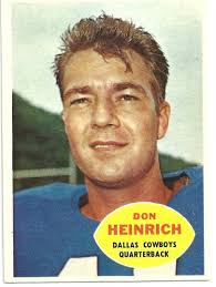 Wayback Machine: &#39;Deadeye&#39; Don Heinrich - Heinrich1960-ToppsFootballCard-e13495598516502