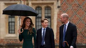 El príncipe Jorge comienza sus estudios en Eton College acompañado de Guillermo de Inglaterra y Kate Middleton