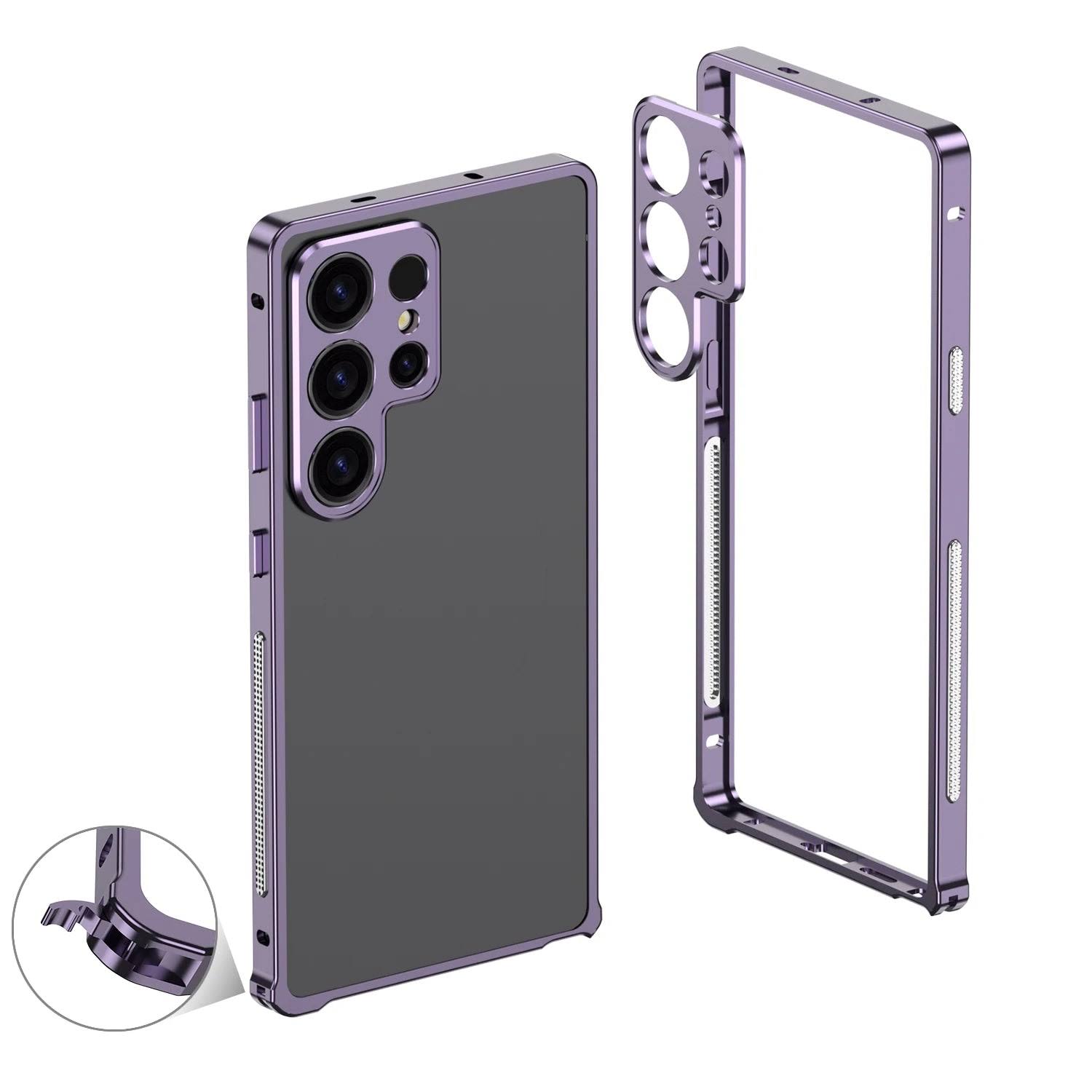 Aluminum Metal Bumper Frame Samsung Case