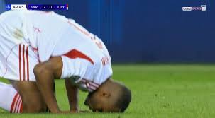 هدف ايوب الكعبي في مرمي برشلونة بدوري ابطال اوروبا