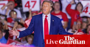 Trump joined in Michigan by Arab and Muslim leaders; report says Musk 
worked illegally in US at start of career – live