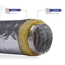 FLY Fireproof Insulated Flexi duct x 10m – BPC Ventilation Store