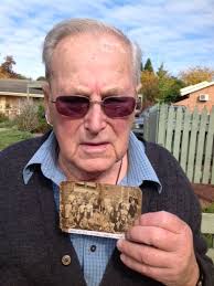 Ray Prosser holds his 1938 school photo. Posted 9 May 2014, 6:47amFri 9 May 2014, 6:47am. Ray Prosser holds his 1938 class photo taken around the time he ... - 5440028-3x4-700x933