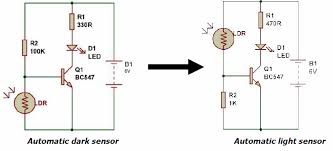 Image result for dark sensor detector circuit