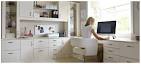 White home office furniture