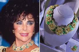 Elizabeth Taylor&#39;s jewellery collection up for auction - elizabeth-taylor-collection-preview-event-at-christie-s-pic-rex-larry-busacca-wire-image-252406017-94997