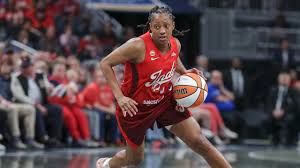 Caitlin Clark in action during a WNBA game