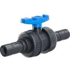 PVC-U Kugelhahn 2fach Schlauchtülle, 5,77 €