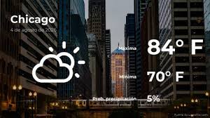 Chicago: el tiempo para hoy martes 4 de agosto