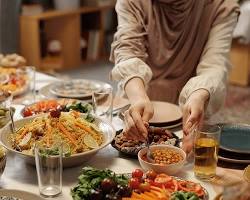Ramazan Bayramı sofrası  Ramazan Bayram table setting resmi