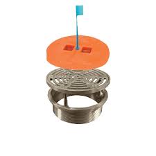 PACE Supply | TS Floor Drain Top, 5 in, Round, Nickel Bronze