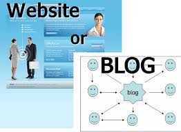 Image result for website and blog