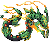 Risultati immagini per rayquaza sprite